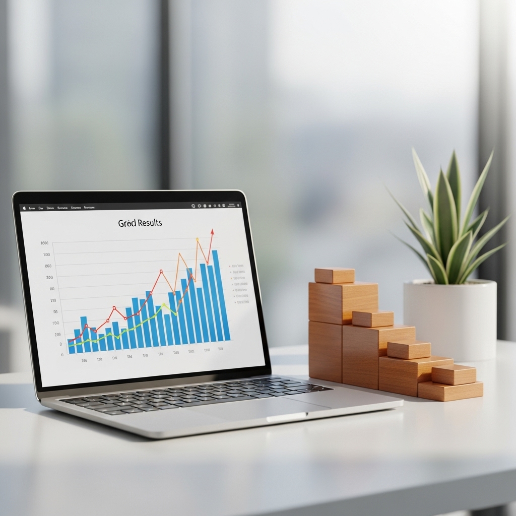 Affiliate marketing performance tracking and results dashboard